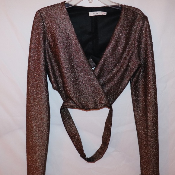 Crop Gold Long sleeve - Picture 1 of 2